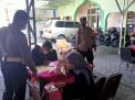 Polsek Kenjeran Pantau Jalannya Vaksinasi Untuk Warga Kenjeran, Pastikan Berjalan Lancar dan Aman