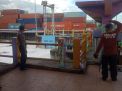 Rutin Cek Ketinggian Debit Air Sungai, Wujud Antisipasi Polsek Asemrowo Terhadap Bencana Banjir
