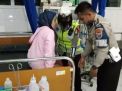 Aksi Gercep, Polisi Lalulintas di Malang Tolong Ibu Hamil