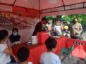 Polsek Kenjeran Laksanakan Pengamanan Pelaksanaan Vaksinasi Booster Serentak di Pospam Kenjeran, Pastikan Berjalan Aman dan Lancar