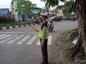 Polsek Krembangan Pantau Arus Lalu Lintas Sore di TL Demak Mbah Ratu, Situasi Aman Lancar dan Terkendali