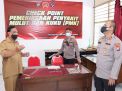 Wakapolres Pelabuhan Tanjung Perak Laksanakan Pengecekan Poskodan Check Points  di Rumah Potong Hewan Surabaya