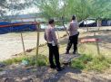 Polsek Kenjeran Cek Ketinggian Air Laut, Terpantau Masih Dalam Kondisi Normal