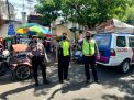 Polsek Semampur Laksanakan Patroli Kewilayahan di Depan Pintu Masuk Religi Ampel