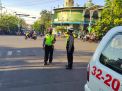 Polsek Semampir Bersama Personil Piket Laksanakan Patroli Lalu Lintas di Seputaran TL Karang Tembok