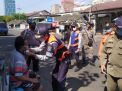 Polres Pelabuhan Tanjung Perak Laksanakan Operasi Yustisi di Kalimas Baru, Tegakkan Peraturan Protokol Kesehatan