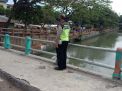 Polsek Pabean Cantikan Cek Air Sungai Kalimas, Waspada Adanya Potensi Banjir
