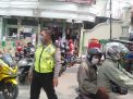 Polsek Semampir Laksanakan Pemantauan di Depan Pintu Masuk Religi Ampel, Antisipasi 3C