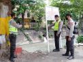 Polsek Semampir Lakukan Pengecekan Ketinggian Sungai Rutin, Waspada Adanya Potensi Banjir