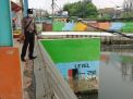 Personil Polsek Asemrowo Cek Ketinggian Debit Air Sungai Waspada Adanya Potensi Banjir