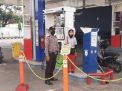 Polsek Asemrowo Laksanakan Patroli SPBU di Jalan Margomulyo