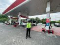 Polsek Pabean Cantikan Sambang SPBU, Cek Situasi Kondusif dan Keamanan 3C