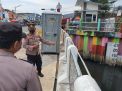 Polsek Krembangan Lakukan Pengecekan Ketinggian Debit Pompa Air Secara Rutin, Waspada Adanya Potensi Banjir