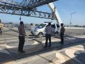 Polsek Kenjeran Lakukan Patroli Keamanan di Jembatan Suroboyo, Antisipasi Adanya Jambret dan Balap Liar