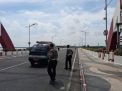 Antisipasi 3C, Polsek Kenjeran Pantau Kewilayahan di Seputar Jembatan Suroboyo