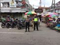 Polsek Semampir Lakukan Patroli Pemantauan Antisipasi 3C di depan Pintu Masuk Religi Ampel, Himbau Peziarah Untuk Selalu Waspada