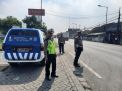Polsek Krembangan Lakukan Giat Patroli Arus Lalu Lintas, Terpantau Dalam Situasi Lancar