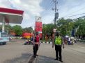 Polsek Semampir Laksanakan Patroli Harkamtibms di SPBU, Waspada Adanya Tindak Kriminal 3C