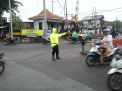 Sat Lantas Polsek Asemrowo Laksanakan Patroli Lalu Lintas di Tambak Mayor, Waspada Kemacetan