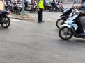 Polsek Krembangan Laksanakan Pengaturan Arus Lalu Lintas Sore, Situasi Terpantau Aman Terkendali