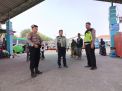 Polsek Semampir Melaksanakan Patroli Keamanan di Terminal Ampel, Sampaikan Pesan Kamtibmas
