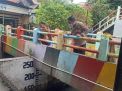 Polsek Krembangan Pantau Ketinggian Pompa Air Dupak dan Solotigo, Waspada Potensi Banjir