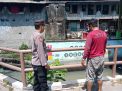 Polsek Krembangan Waspada Adanya Kenaikan dan Potensi Banjir Melalui Pengecekan Debit Air Sungai