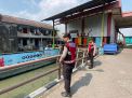 Polres Pelabuhan Tanjung Perak Laksanakan Patroli Pantau Debit Air Waspada Potensi Banjir
