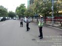 Polsek Pabean Cantikan Gelar Patroli Harkamtibmas dan Gaktur Lalin di Jalan Stasiun Kota