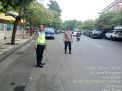 Polsek Pabean Cantikan Tingkatkan Patroli di Depan Mall Pasar Atom untuk Cegah Kecelakaan dan Tindak Kriminal