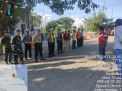 Polsek Kenjeran Gelar Apel Gabungan Jaga Ketertiban di Taman Suroboyo