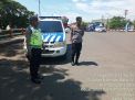 Polsek Pabean Cantikan Patroli Arus Lalu Lintas di Jalan Kalimas Barat, Antisipasi Kejahatan 3C