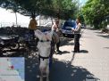 Polsek Kenjeran Tingkatkan Patroli Harkamtibmas di Pantai Batu-Batu