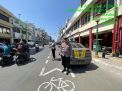 Polsek Pabean Cantikan Gelar Patroli Harkamtibmas di Kawasan Pertokoan Jalan Kembang Jepun