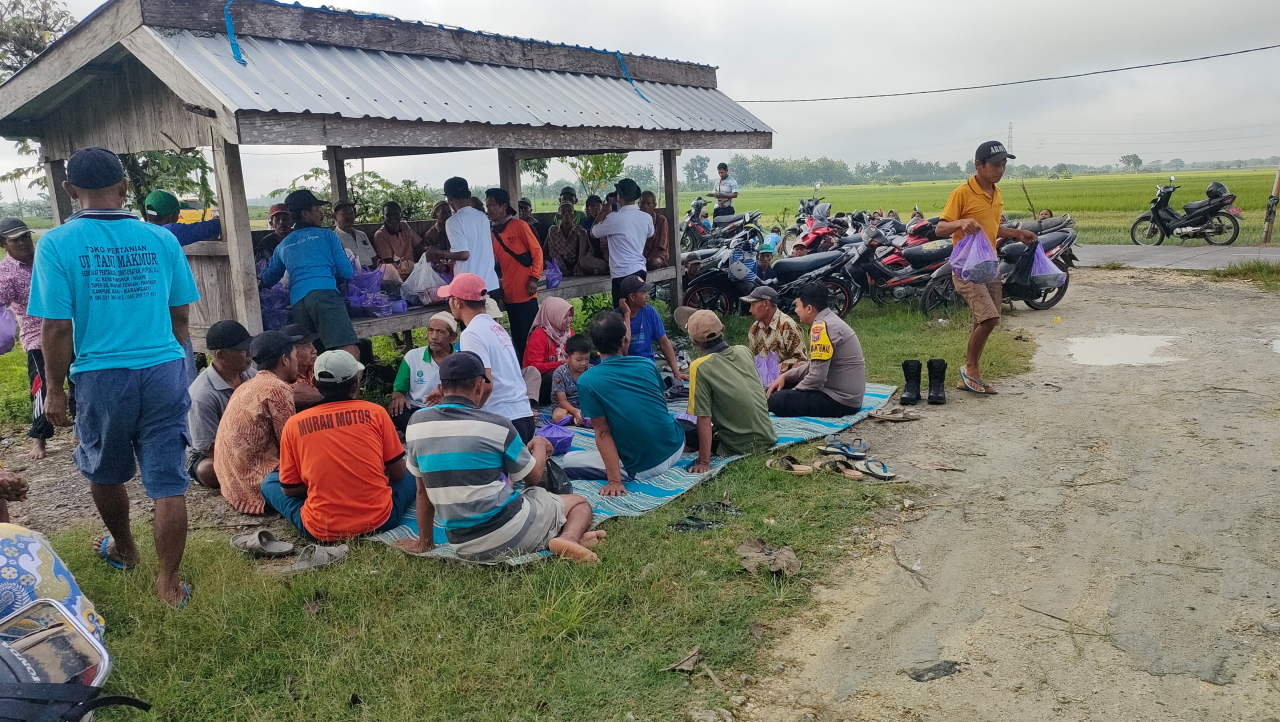 Gelorakan Swasembada Pangan di Ngawi, Polisi Gelar Methil Bersama Petani