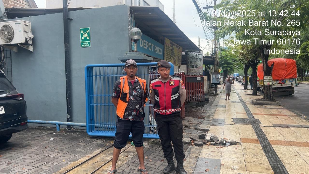 Patroli Kota Presisi, Unit 14.25 Satsamapta Jaga Keamanan Wilayah Polres Pelabuhan Tanjung Perak