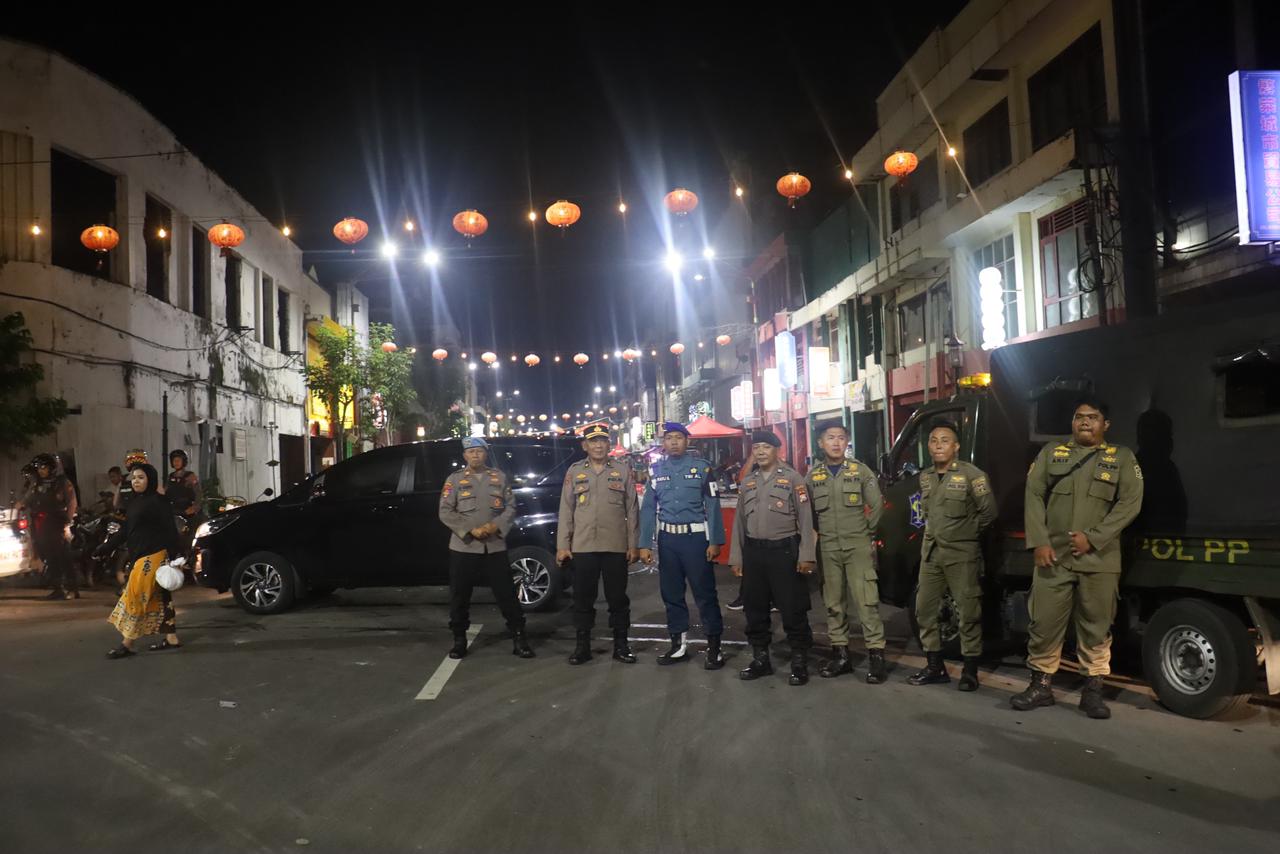 Polres Pelabuhan Tanjung Perak Gelar Patroli Stasioner Cipta Kondisi, Pastikan Surabaya Utara Aman.