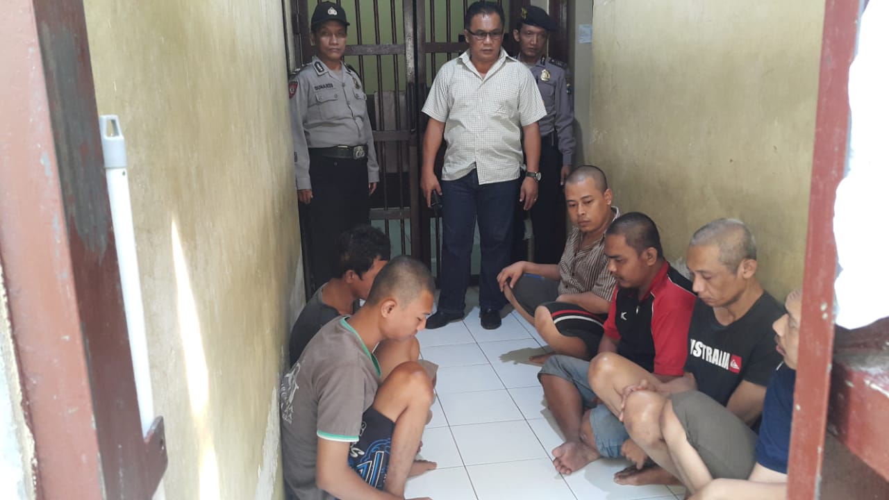 Polsek Pabean Cantikan Laksanakan Pengecekan Rutin Tahanan