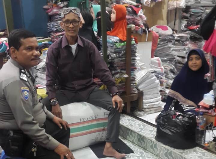 Pedagang Pasar Babaan Dihimbau Waspada Kriminalitas & Kebakaran