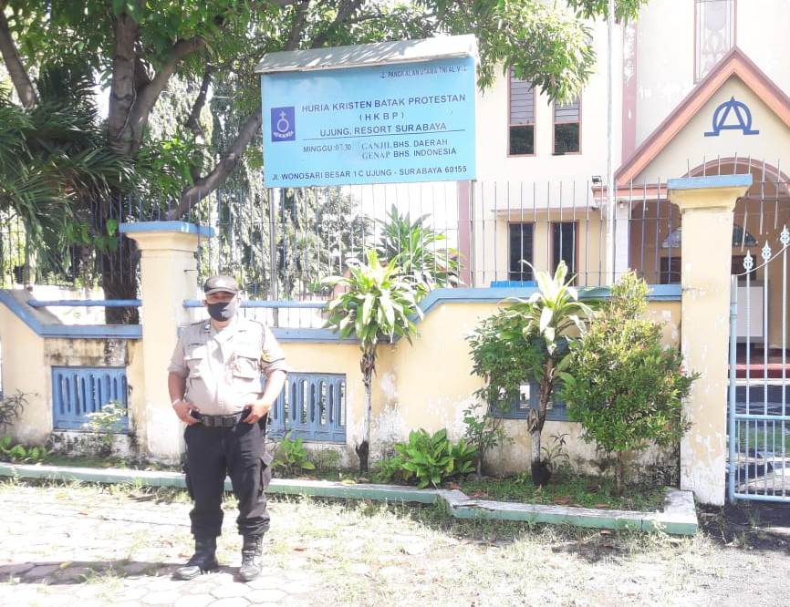Babinkamtibmas Ujung Patroli Gereja di Hari Minggu, Antisipasi Kegiatan Ibadah
