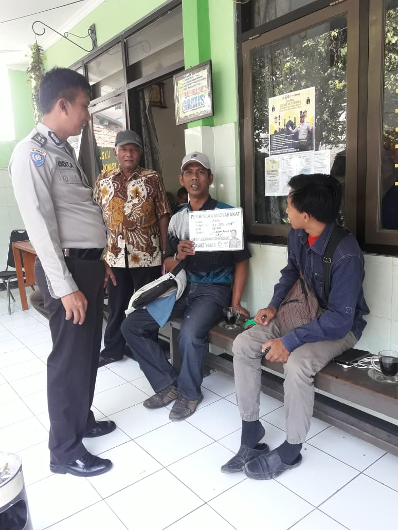 Polsek Asemrowo Siap Kawal Operasi Yustisi Lanjutan