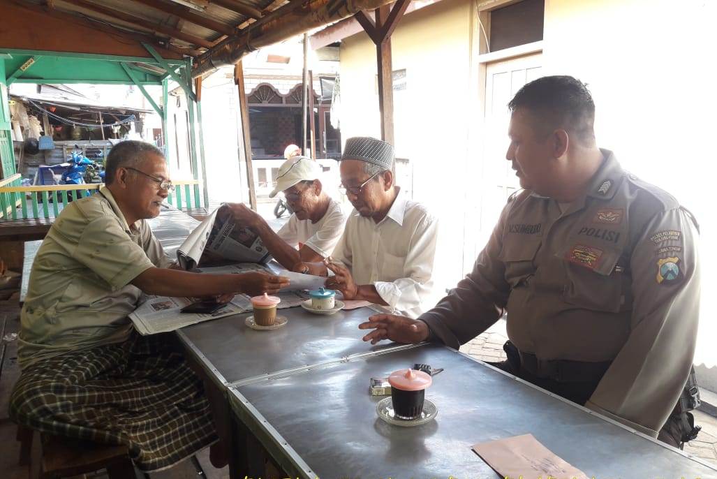 Ciptakan Kondusifitas, Polsek Semampir Rajin Sampaikan Pesan Jaga Kerukunan