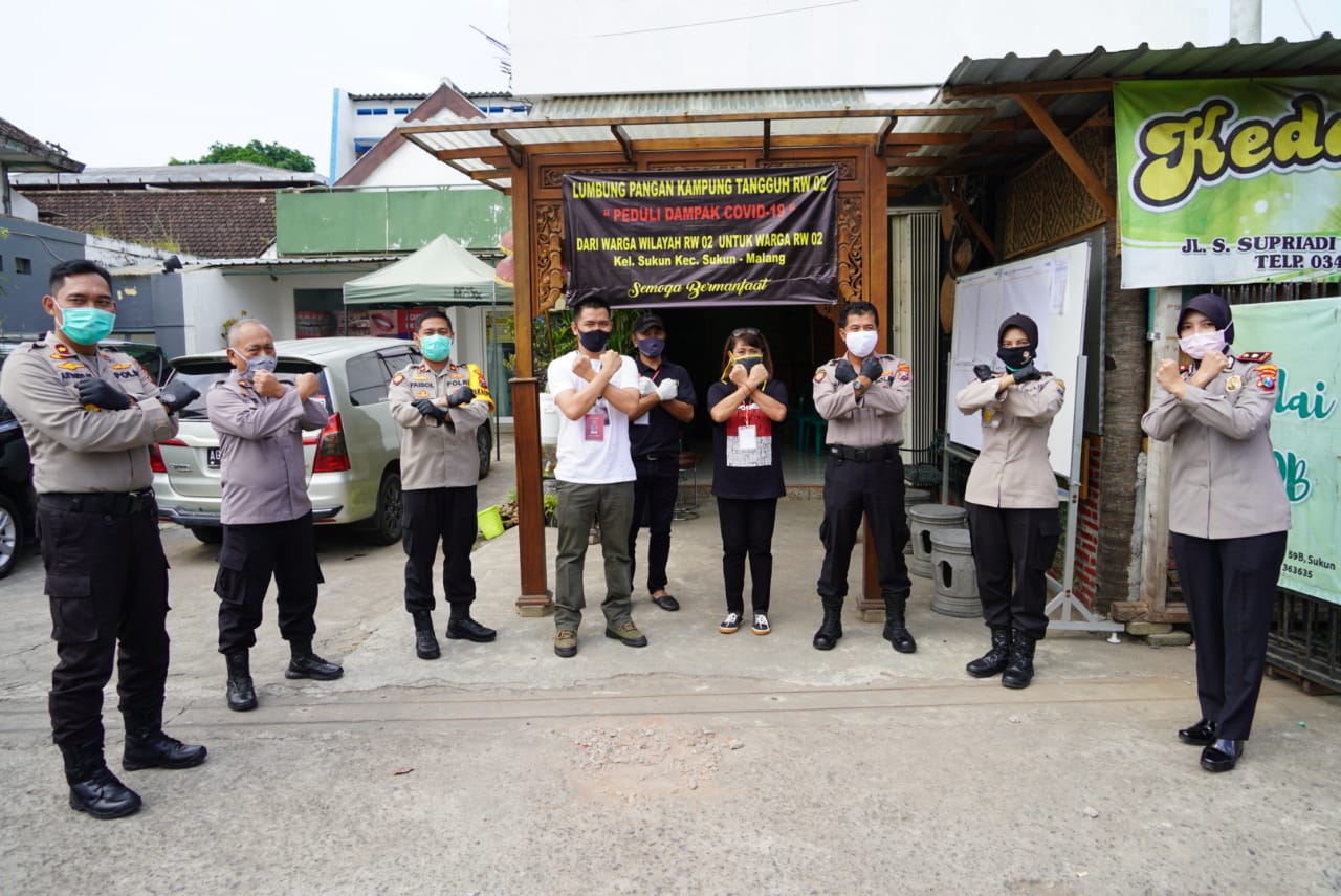 Polres Tanjung Perak Study Tiru ke Kampung Tangguh Malang