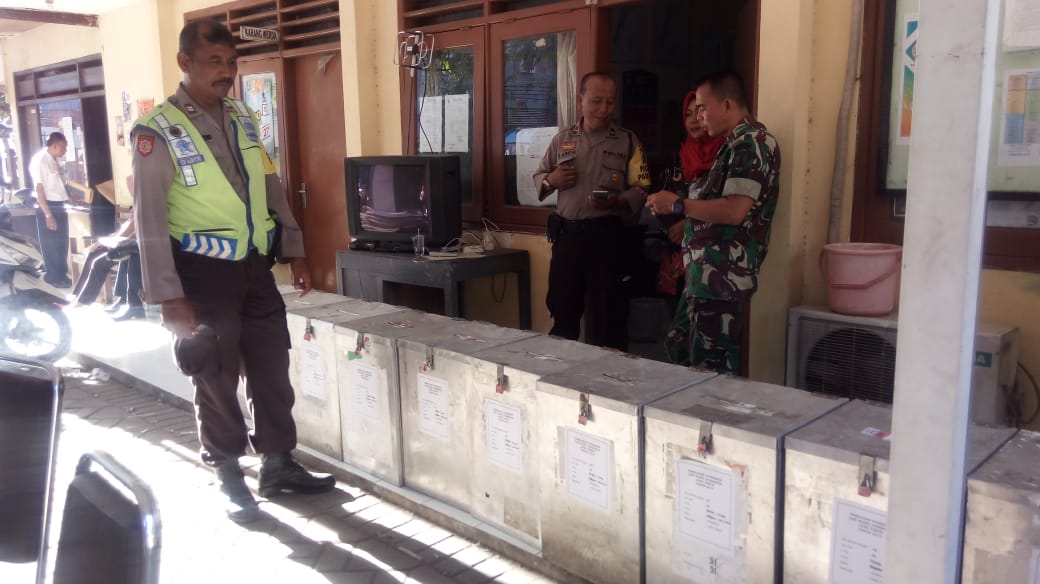 Polsek Pabean Cantikan Siap Kawal Kotak Surat Suara ke KPU