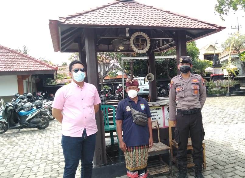 Polsek Krembangan Gelar Pengamanan Ibadah Melasti di Pura Agung Jagad Karana