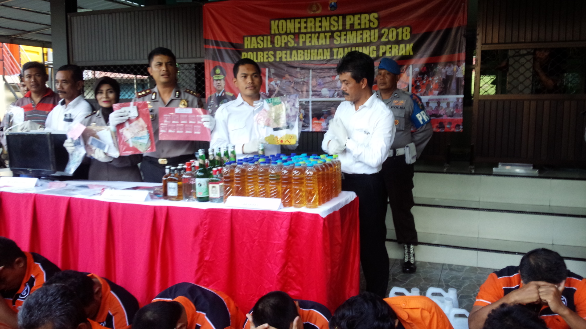 Polres Tanjung Perak Rangking Lima Operasi Pekat Semeru 2018