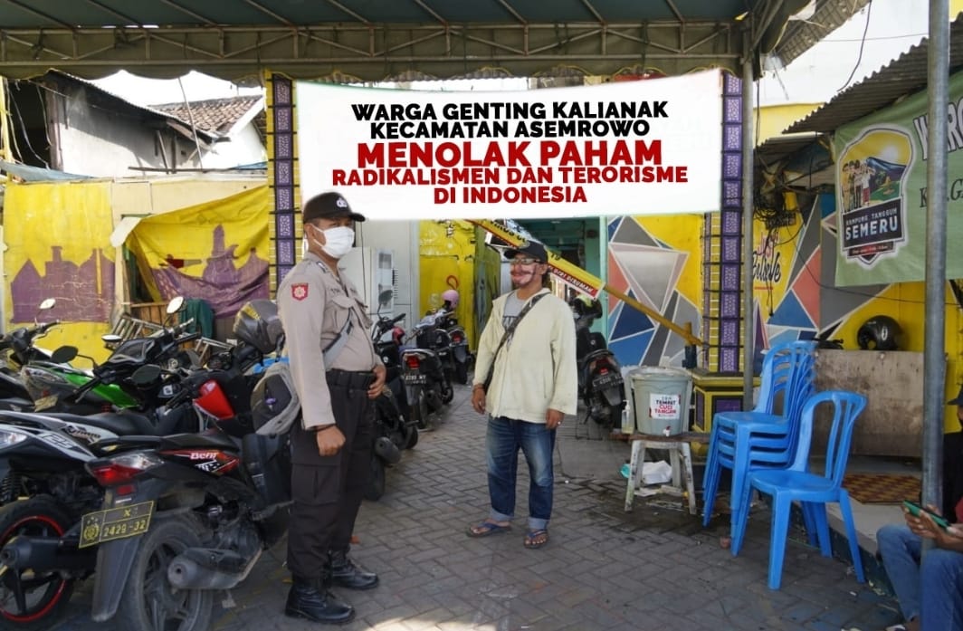 Polsek Asemrowo Sosialisasikan Pencegahan Radikalisme Ke Warga Genting Kalianak