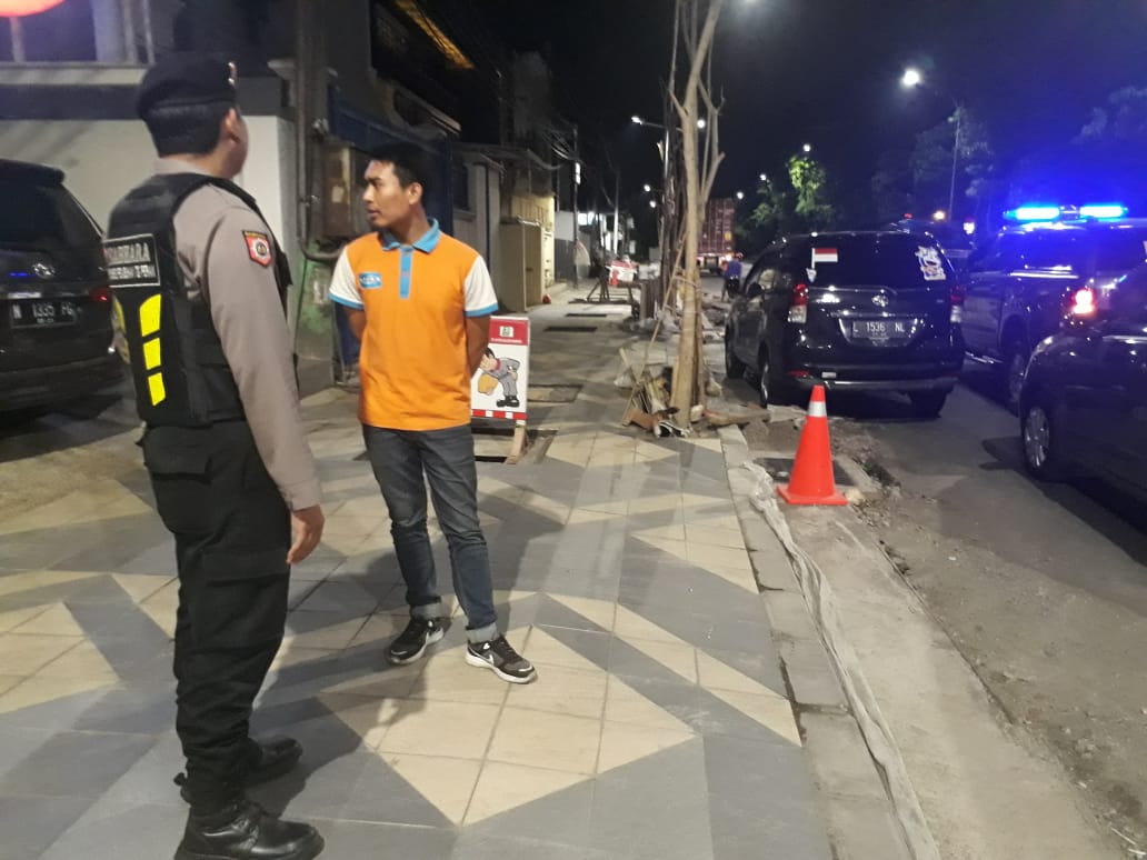 Cegah Kriminalitas 3 C, Satsabhara Polres Tanjung Perak Patroli Rutin ke Hotel-hotel