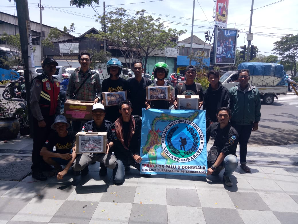 Babinkamtibmas Dupak Kawal Penggalangan Dana Untuk Korban Tsunami Sulteng