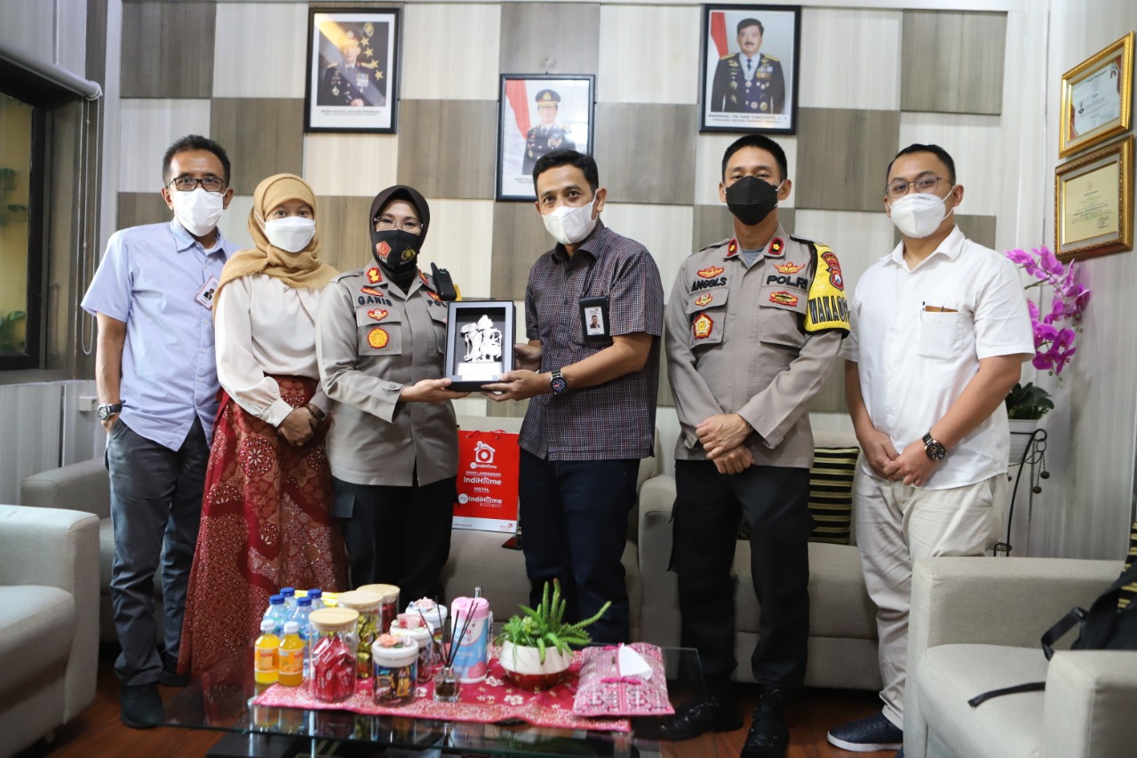 Kapolres Tanjung Perak Terima Kunjungan Perwalikan PT Telkom Surabaya, Keluhkan Soal Pencurian Kabel